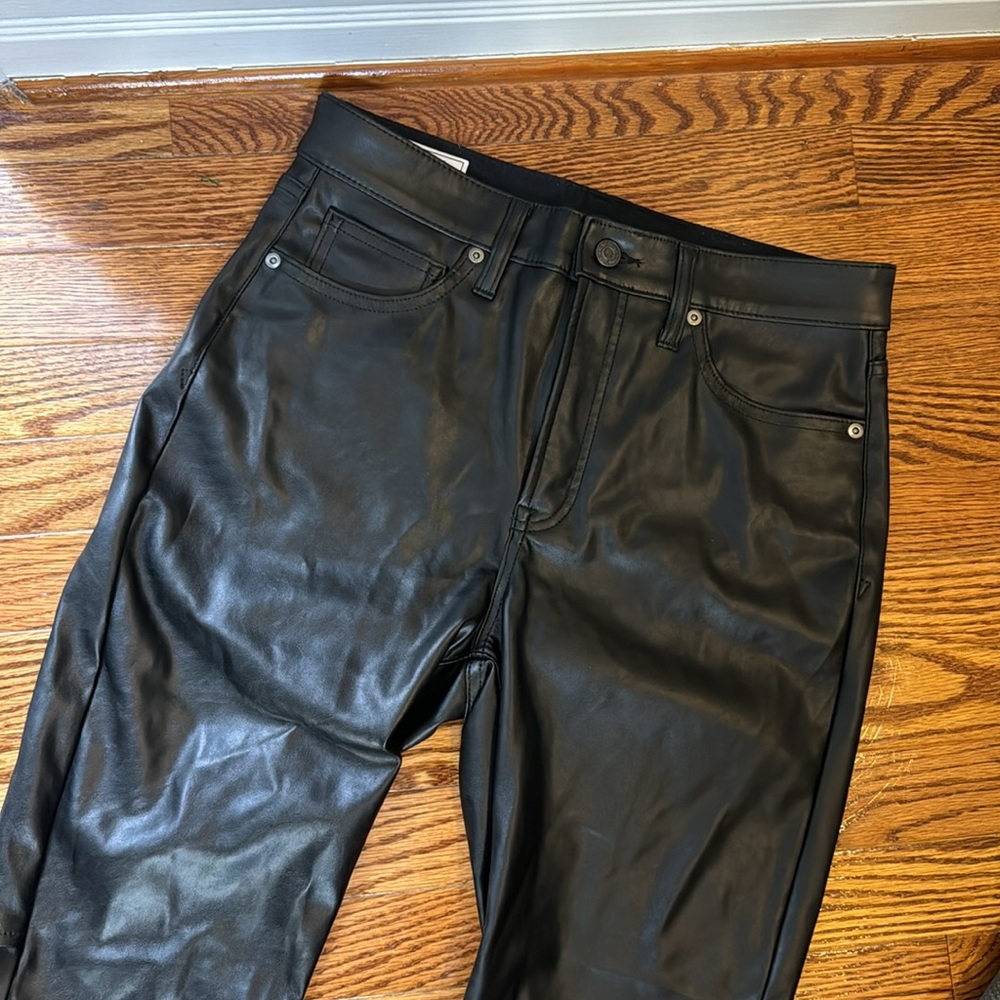 LIKE NEW Gap Vintage Slim High Rise Vegan Leather Pants